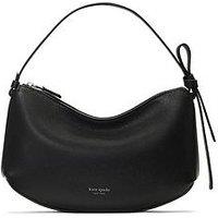 Kate Spade New York Loop Pebbled Leather Shoulder Bag - Black
