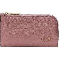 Kate Spade New York Devin Pebbled Leather Small Slim Bifold Wallet - Pink