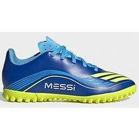Adidas Junior F50 Messi Club Astro Turf Football Boots - Blue