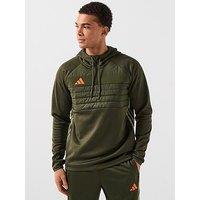 Adidas Mens Tiro Essentials Winter Hoodie - Green