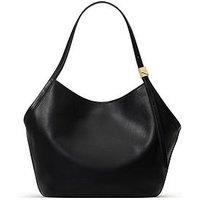 Kate Spade New York Deco Fine Grain Leather Tulip Tote - Black