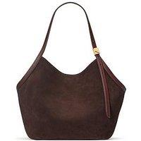 Kate Spade New York Deco Suede Tulip Tote - Brown