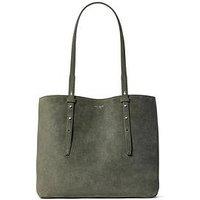 Kate Spade New York Do It All Suede Large Tote - Green