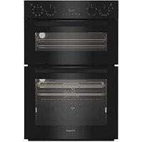 Hotpoint Dih 82G1A B Electric Fan Double Oven With Air Fry - Black - Oven With Installation