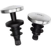 Oxo Steel Spillproof Wine Stopper Set- 2 Pieces