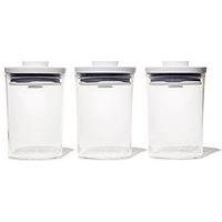 Oxo Pop Round 3-Piece Mini Canister Set