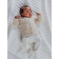 Mamas & Papas Baby Unisex Knitted Cardigan - Beige