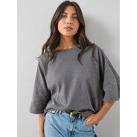 The Very Collection Washed T-Shirt - Grey
