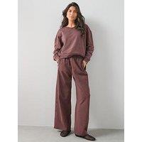 The Very Collection Acid Wash Jogger Co-Ord - Purple