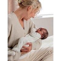 Mamas & Papas Baby Unisex Celestial Printed Zip Sleepsuit - White