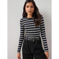 The Very Collection Stretch Long Sleeve Rib T-Shirt