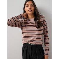 The Very Collection Stripe Long Sleeve Crew Neck T-Shirt