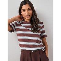 The Very Collection Crew Neck T-Shirt - Stripe