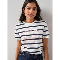 The Very Collection Stripe Graphic T-Shirt