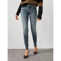 Allsaints Miller Size Me Skinny Jeans - Blue