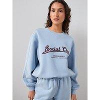 The Very Collection Graphic Sweater - Blue