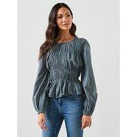 Allsaints Melani Top - Blue