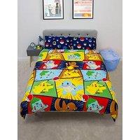 Pokemon Retro Rotary Duvet - Double