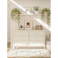 Dorel Home Franklin 6 Drawer Dresser White