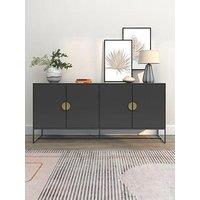 Dorel Home Asia 4 Door Sideboard Cabinet