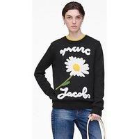 Marc Jacobs Is Joy Jacquard Crewneck - Black