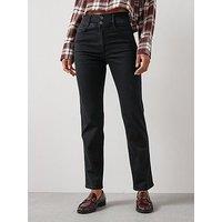 The Very Collection Shaping Straight Leg Jeans - Black