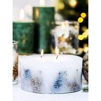 Stoneglow Stoneglow Frosted Woods - 3-Wick Pillar Candle