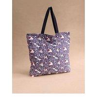 Cath Kidston Polar Ditsy Large Foldaway Tote - Navy