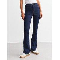 New Look Waist Enhance Quinn Bootcut Jeans - Blue