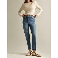 New Look Vintage Tint High Waist Tori Mom Jeans - Blue