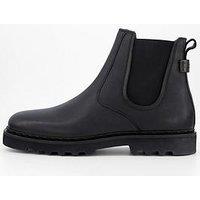Allsaints All Saints Skiff Leather Chelsea Boot - Black