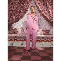 Cath Kidston Contrast Frill Pyjamas - Pink