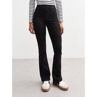 New Look Pull On Bootcut Jeans - Washed Black