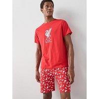 Liverpool Fc Lfc Short Pyjama Set - Red