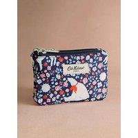 Cath Kidston Polar Ditsy Double Zip Purse - Navy