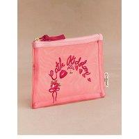 Cath Kidston Slogan Mesh Pouch - Pink