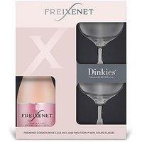 Freixenet Cava Experience With Dinkies Champagne Saucer Glasses For A Treat Sized Serve