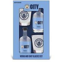 Manchester City Vodka & Shot Glasses