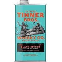 Tinner Bros. Black Spiced Whisky Liqueur. 70Cl 22% Abv.