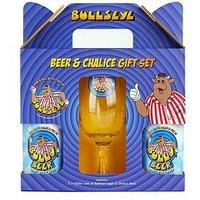 Bullseye Bully Beer 2X 330Ml Cans (Ale/Lager) & Chalice