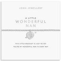Joma Jewellery A Little , Wonderful Nan , Silver Plated , Bracelet , 17.5Cm Stretch