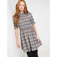 Joe Browns All About The Checks Shirred Tunic Shirt - Green