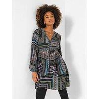 Joe Browns Beautiful Boho Tunic Dress - Black