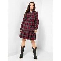 Joe Browns Francesca Check Dress - Grey