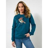 Joe Browns Super Cute Robin Sweatshirt - Teal