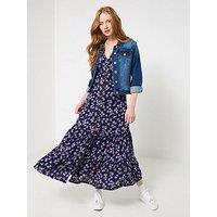 Joe Browns Ditsy Dreamer Maxi Dress - Navy