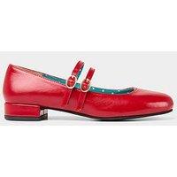 Joe Browns French Ways Double Strap Mary Jane Shoes - Red