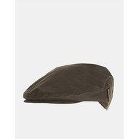 Barbour Cheviot Wax Flat Cap - Green