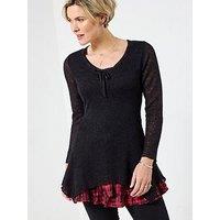 Joe Browns Rock With It Tunic Top - Black