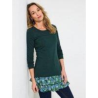 Joe Browns Autumn Cosy Tunic Top - Green